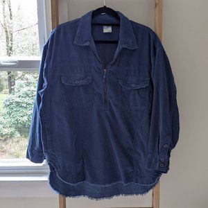 OFFLINE By Aerie Corduroy Quarter Zip Shacket - M